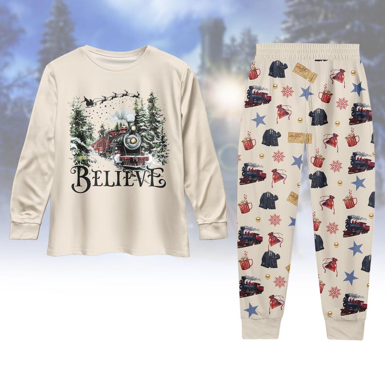 Believe Christmas Long Sleeve Pajamas Set Polar Express Train Family Matching Sleepwear Cozy Holiday Pjs Magical Xmas Gift For Famil 1761799140868.jpg