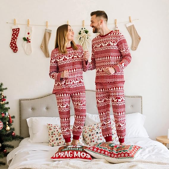 Family Christmas Pajamas Matching Sets Christmas Pjs Long Sleeves Sleepwaear Holiday Family Loungewear Sets 1761799250013.jpg