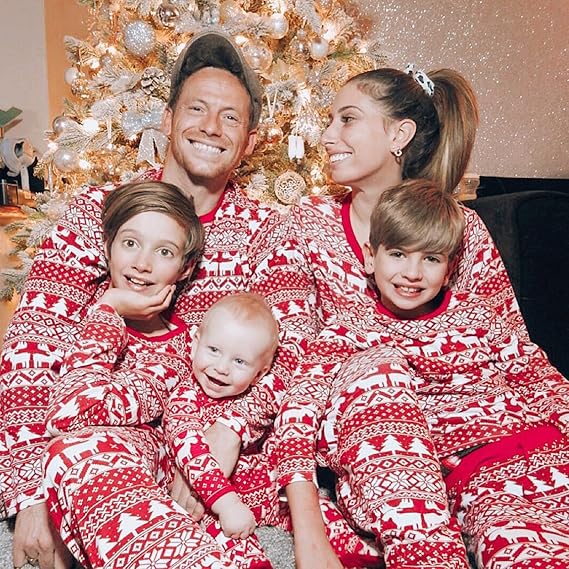Family Christmas Pajamas Matching Sets Christmas Pjs Long Sleeves Sleepwaear Holiday Family Loungewear Sets 1761799250095.jpg
