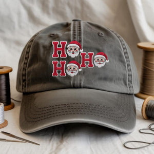 Ho Ho Ho Santa Embroidered Hat Festive Christmas Baseball Cap For Adults Holiday Embroidery Cap Funny Ugly Xmas Hat Gift 1761900488379.jpg