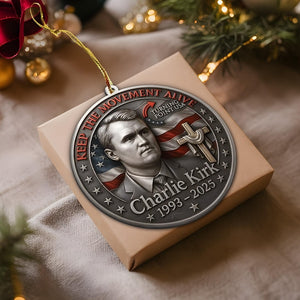 Charlie Kirk Memorial Christmas Ornament 2025 Acrylic Keepsake With American Flag  Cross Tree Decoration For Families Patriotic Lovers 1762135317580.jpg