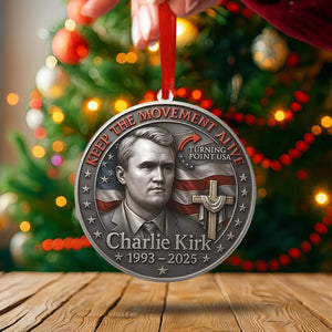 Charlie Kirk Memorial Christmas Ornament 2025 Acrylic Keepsake With American Flag  Cross Tree Decoration For Families Patriotic Lovers 1762135317600.jpg