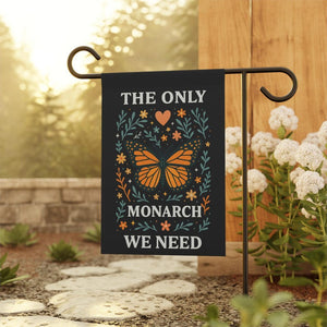 The Only Orange Monarch We Want Garden Flag Funny Political Anti Trump Yard Sign Anti Monarchy Butterfly Banner Inclusive Equality Decor 1762135464030.jpg