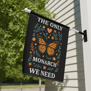 The Only Orange Monarch We Want Garden Flag Funny Political Anti Trump Yard Sign Anti Monarchy Butterfly Banner Inclusive Equality Decor 1762135464141.jpg