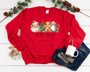 This Is The Season Sweatshirt  Pajamas Christmas The Season Sweatshirt Merry Xmas Sweatshirt Christmas Shirt Cute Winter Sweatshirt 1762140377584.jpg