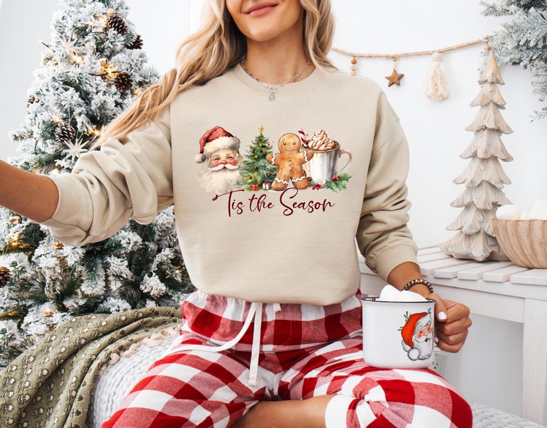 This Is The Season Sweatshirt  Pajamas Christmas The Season Sweatshirt Merry Xmas Sweatshirt Christmas Shirt Cute Winter Sweatshirt 1762140378127.jpg