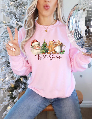 This Is The Season Sweatshirt  Pajamas Christmas The Season Sweatshirt Merry Xmas Sweatshirt Christmas Shirt Cute Winter Sweatshirt 1762140378212.jpg