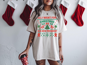 Anti Trump Christmas Sweatshirt All I Want For Christmas Is New President Funny Democrat Gift Liberal Holiday Shirt Anti Trump Shirt 1762155760374.png