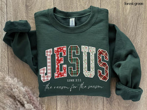 Christian Jesus Sweathirt Christmas Bible Verse Tshirt Trendy Faith Apparel Gift Jesus Loves You The Reason For The Season 1762309806647.jpg