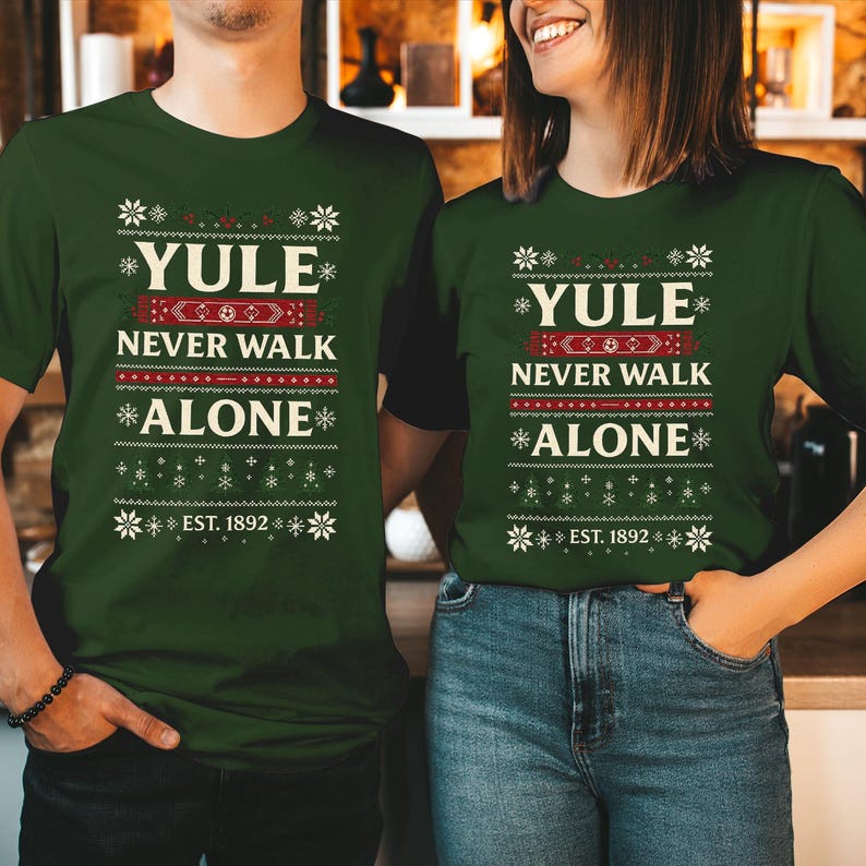 Yule Never Walk Alone Christmas Shirt Ugly Christmas Sweater Holiday Football Fan Gift Tee Festive Xmas Sweatshirt Jumper Hoodie 1762309896086.jpg