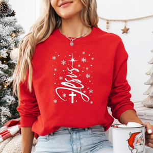 Jesus Christmas Tree Sweatshirt Christian Christmas Tshirt Snowflakes Sweater Jesus Lovers Gift Christian Gifts For Christmas 1762312964863.png