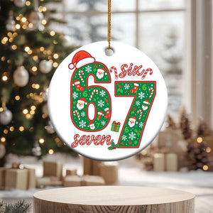 Six Seven Christmas Trend Ornament Santa Faces Snowflakes  Gifts Funny Number Meme Ornament For Kids Gen Alpha Humor Ornament 1762314812921.jpg