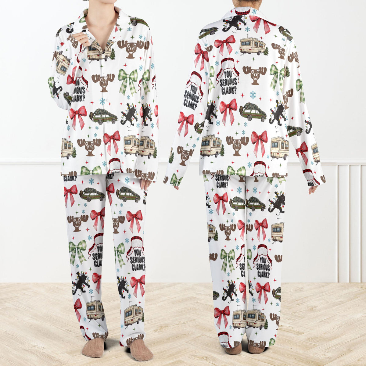 You Serious Clark Christmas Pajama Set For Women Christmas Family Pajamas Holiday Set Cute Christmas Style Pyjamas 1762314899017.jpg