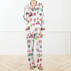 Lovely Nutcracker Christmas Pajama Set For Women Nutcracker Pajamas Nutcracker Ballet Pajama Christmas Party Set 1762315043078.jpg