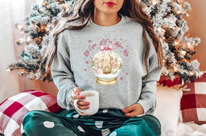 Oh Come Let Us Adore Him Sweatshirt Jesus Christmas Sweater Pink Coquette Christmas Tree T Shirt Christian Christmas Shirt 1762315105791.jpg