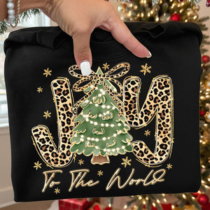 Joy To The World Shirt Leopard Christmas Tree Shirt Preppy Christmas Shirt Faux Glitter Shirt Jesus Is The Reason Christian Shirt Holiday 1762315616306.jpg