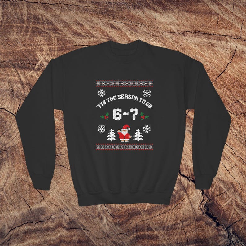 Funny 6 7 Ugly Christmas Sweater Youth Gamer Holiday Sweatshirt Kids Meme Xmas Shirt Funny School Christmas Outfit Gift 1762328442234.jpg