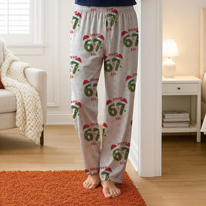 67 Christmas Pajama Pants Six Seven Number Wreath Print Snowflake Pattern 6 7 Holiday 1762394157330.jpg