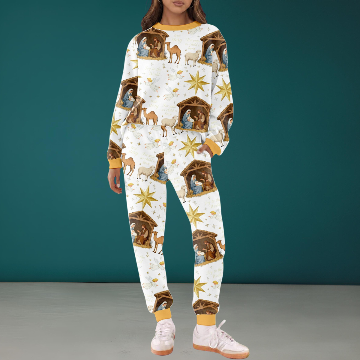 Nativity Christian Christmas Pajama Set For Women And Kids Holy Family Loungewear Set Religious Christmas Tracksuit Faith Gift For Women 1762400255818.png