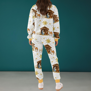 Nativity Christian Christmas Pajama Set For Women And Kids Holy Family Loungewear Set Religious Christmas Tracksuit Faith Gift For Women 1762400255902.png