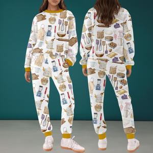 Christmas Bakery Pajama Set Cozy Bread Lover Outfit Baking Tracksuit Pastry Chef Loungewear Foodie Gift Set 1762401251751.png