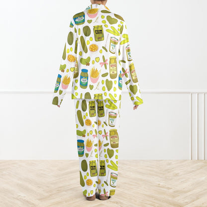 Coquette Pickle Pajama Set Pickle Pajamas Set Funny Pickle Lover Pjs Cute Cucumber Sleepwear For Women 1762401429249.jpg