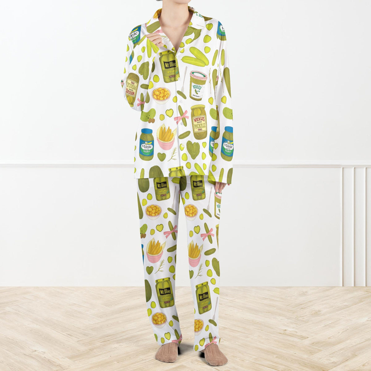 Coquette Pickle Pajama Set Pickle Pajamas Set Funny Pickle Lover Pjs Cute Cucumber Sleepwear For Women 1762401429259.jpg