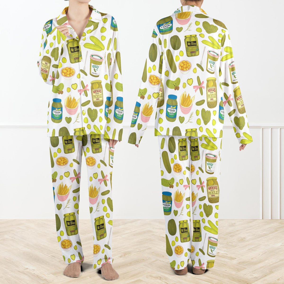 Coquette Pickle Pajama Set Pickle Pajamas Set Funny Pickle Lover Pjs Cute Cucumber Sleepwear For Women 1762401430102.jpg