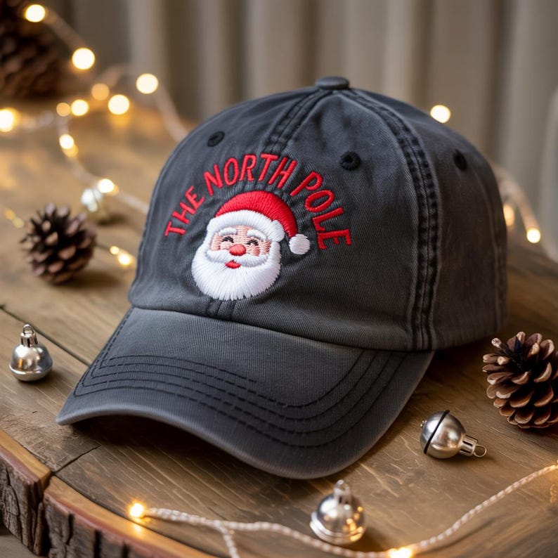 The North Pole Embroidered Hat Christmas Santa Claus Embroidered Cap Merry Christmas Hat Winter Gift 1762401800178.jpg