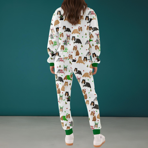 Christmas Rough Collie Silky Satin Pajama Set Cute Dog Holiday Outfit Funny Xmas Loungewear Pet Lover Gift Tracksuit 1762401860105.png