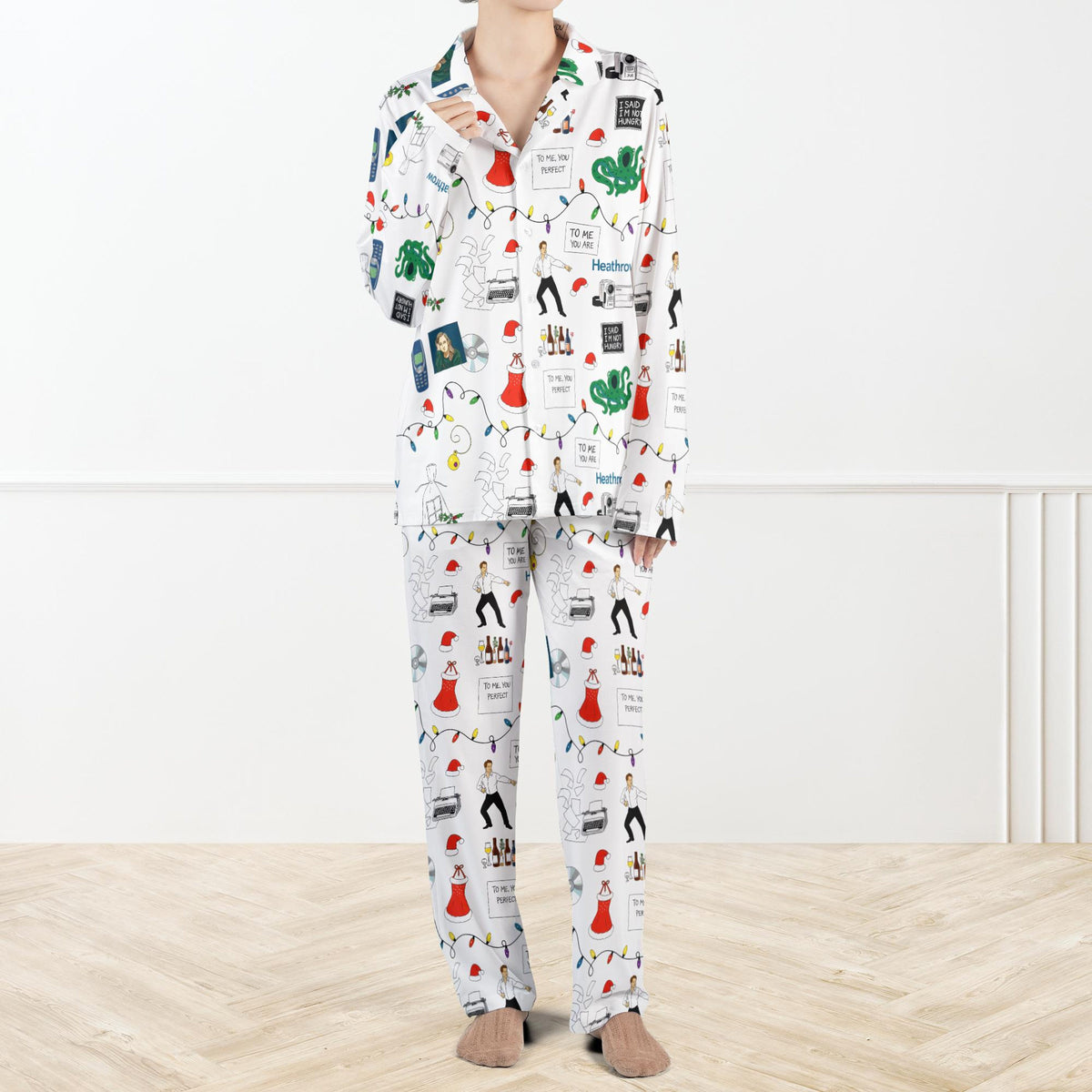 Christmas Love Actually Pajama Set For Women Love Actually Pajamas Set Funny Christmas Pjs Holiday Romcom Sleepwear For Women 1762402434541.jpg