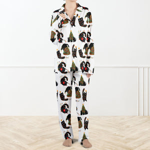 Christmas Black Cat Pajama Set For Women Cute Holiday Cat Pjs Christmas Tree Sleepwear Set Cozy Winter Lounge Outfit 1762403778793.jpg