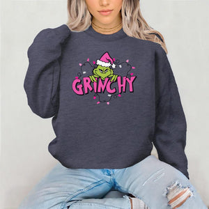 Grinchy Sweatshirt Christmas Grinch Shirt Retro Movie Sweater Grinchmas Tee Matching Christmas Pajamas Matching Christmas Pajamas 1762404301518.jpg