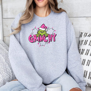 Grinchy Sweatshirt Christmas Grinch Shirt Retro Movie Sweater Grinchmas Tee Matching Christmas Pajamas Matching Christmas Pajamas 1762404302131.jpg