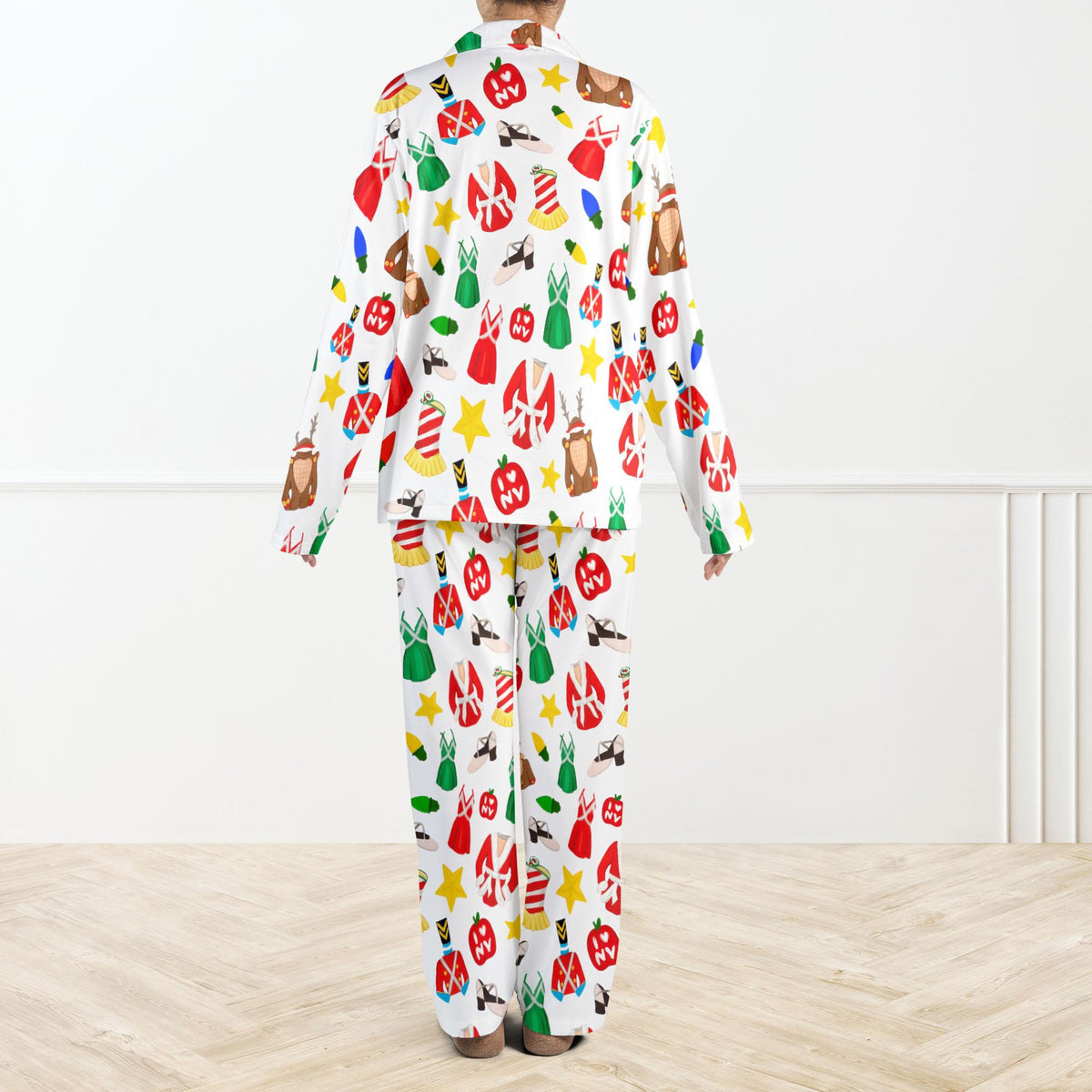 Radio City Rockettes Christmas Spectacular Pajama Set For Women Festive Holiday Print Sleepwear Xmas Gift Loungewear 1762412391191.jpg