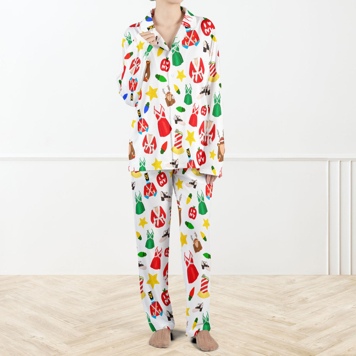 Radio City Rockettes Christmas Spectacular Pajama Set For Women Festive Holiday Print Sleepwear Xmas Gift Loungewear 1762412391783.jpg