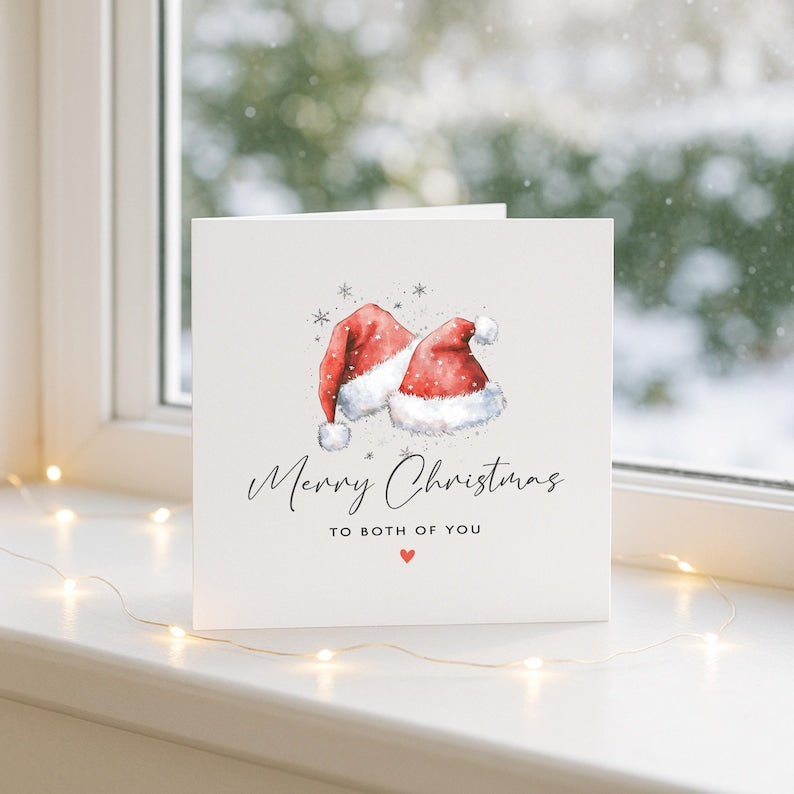 To Both Of You Christmas Card Special Friends Santa Hats Couple Card 1762414642355.jpg