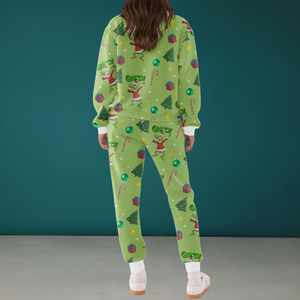 Family Matching Grinch Christmas Pajamas Set Funny Holiday Loungewear Green Xmas Pajama Outfit For Women The Grinch Christmas 1762414667423.png