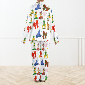 Coquette Elf Christmas Pajama Set For Women Elf Christmas Pajamas Set Buddy The Elf Pjs Funny Holiday Sleepwear For Family 1762414991312.jpg