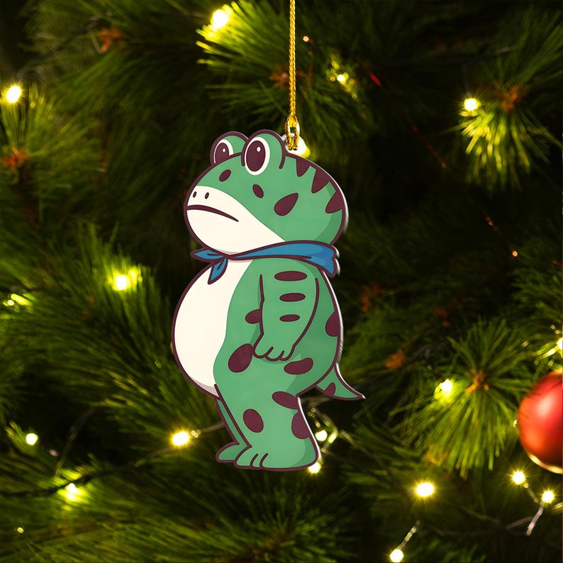 Portland Frog Ornament Political Ornament Freedom Frog Funny Liberal Pro Democrat Gift Anti Maga Ornament Frog Meme Ornament 1762415181280.png