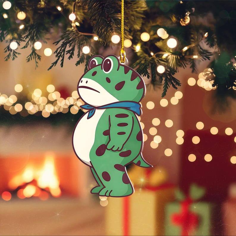 Portland Frog Ornament Political Ornament Freedom Frog Funny Liberal Pro Democrat Gift Anti Maga Ornament Frog Meme Ornament 1762415181314.png