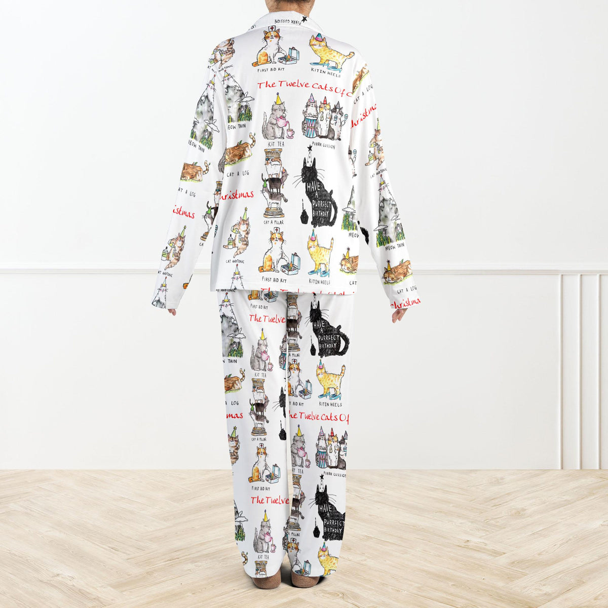 The Twelve Cats Of Christmas Pajama Set For Womens And Kids 12 Cats Of Christmas Pajamas The Twelve Cats Xmas Pjs Cute Cat Lover Gift 1762416031102.jpg