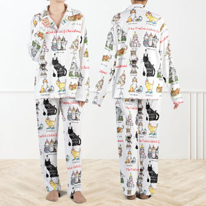The Twelve Cats Of Christmas Pajama Set For Womens And Kids 12 Cats Of Christmas Pajamas The Twelve Cats Xmas Pjs Cute Cat Lover Gift 1762416031962.jpg