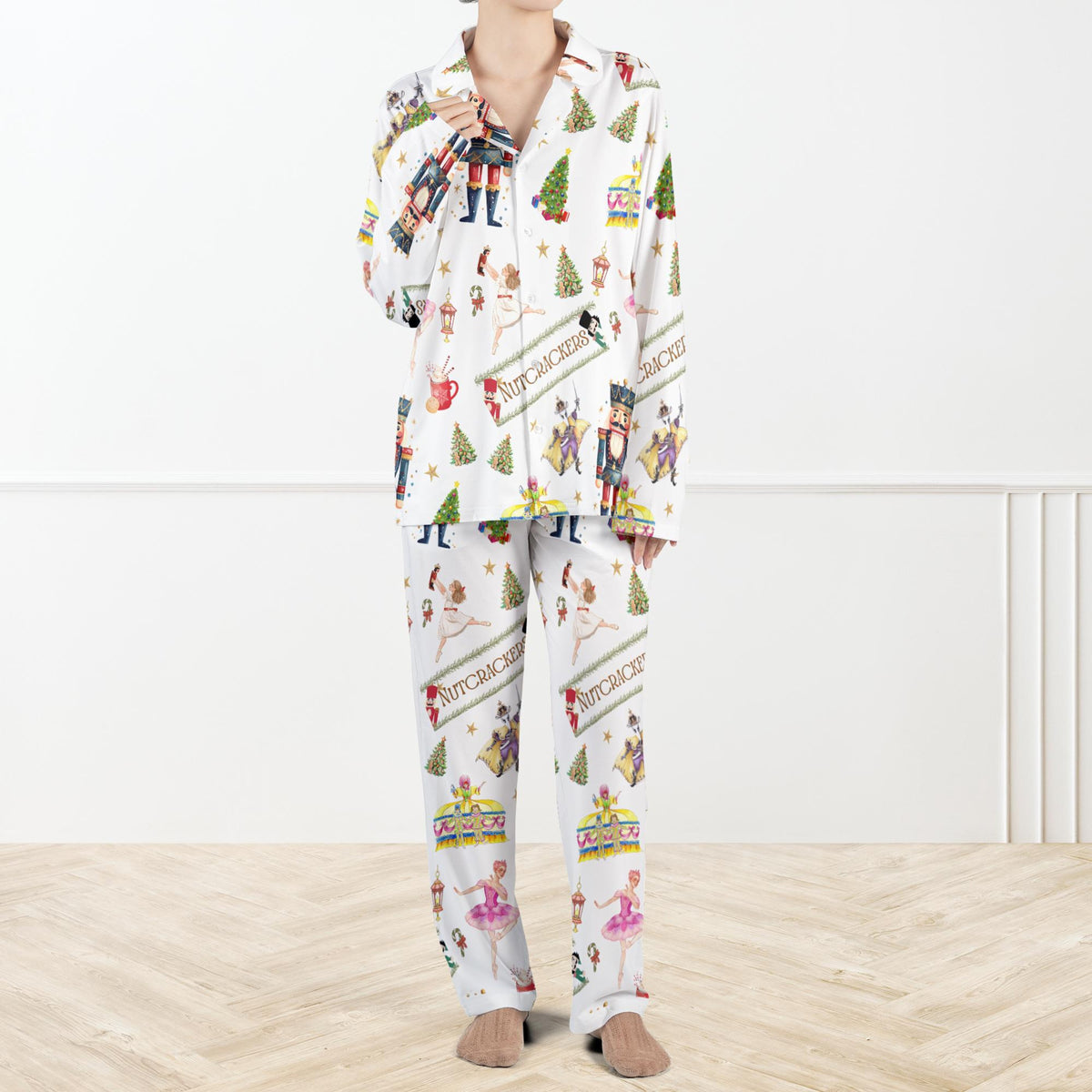 Nutcracker Pajamas Set Holiday Sleepwear Christmas Pajamas For Women And Kids Festive Matching Sleepwear Set Gift For Family 1762416751614.jpg