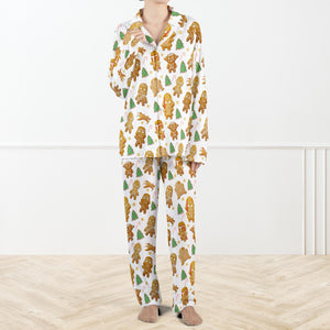 Christmas Gingerbread Wars Pajama Set For Women And Kids Gingerbread Christmas Sleepwear Set Vader Gingerbread Xmas Tree Pjs 1762417069391.jpg