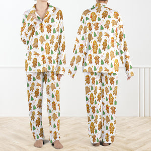 Christmas Gingerbread Wars Pajama Set For Women And Kids Gingerbread Christmas Sleepwear Set Vader Gingerbread Xmas Tree Pjs 1762417069624.jpg