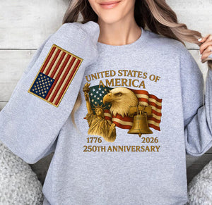 Eagle Liberty United States 250th Anniversary Embroidered Shirt Sweatshirt Hoodie 2026 Adjustable Patriotic Apprel With Bald Eagle For Veterans 1762420127610.jpg