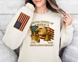 Eagle Liberty United States 250th Anniversary Embroidered Shirt Sweatshirt Hoodie 2026 Adjustable Patriotic Apprel With Bald Eagle For Veterans 1762420128163.jpg