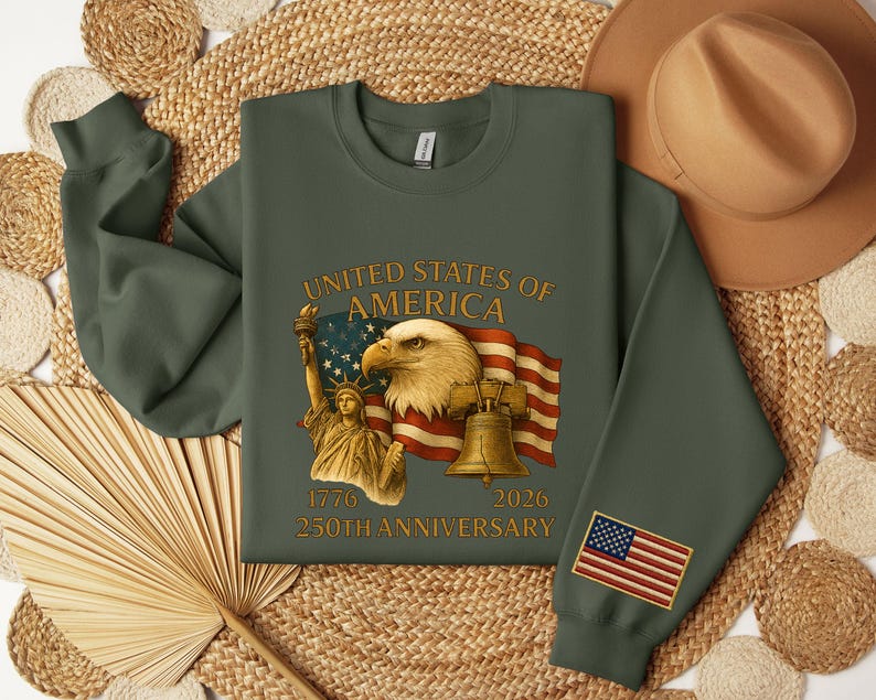 America 250th Anniversary Sweatshirt Patriotic Usa Sweater Independence Day Graphic Hoodie 1762420239941.jpg