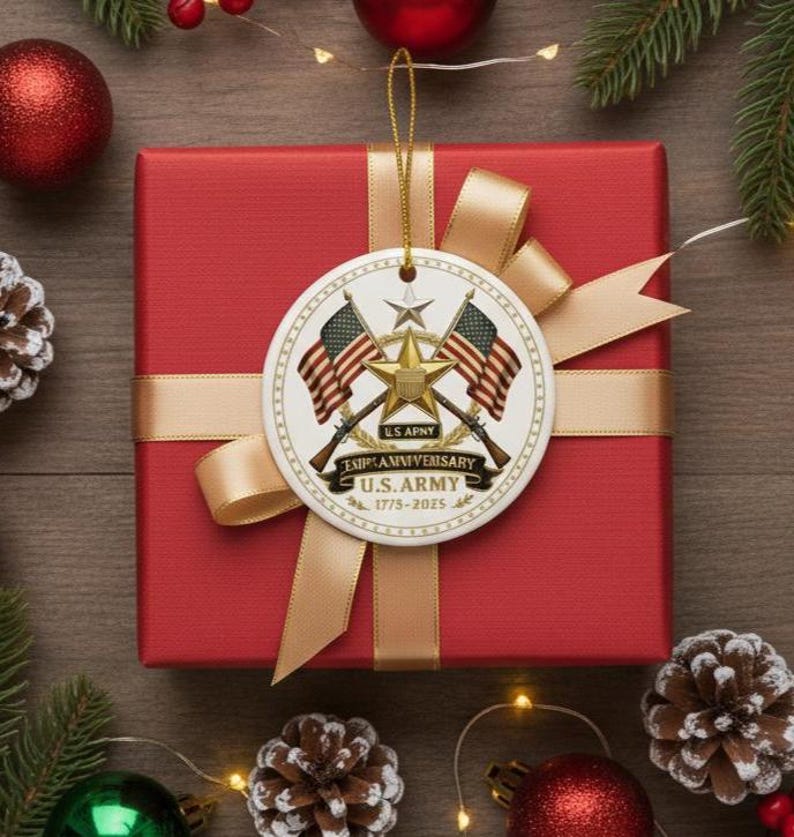 Us Army 250th Anniversary Ornament Military Christmas Ornament 2025 Patriotic Keepsake Gift Veteran Memorial Decor Army Pride 1762502052541.jpg